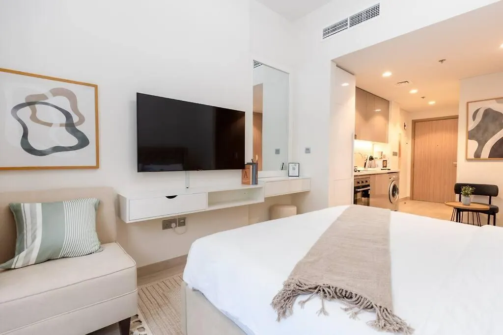 Cozy Studio In Azizi Riviera - Dubái Apartamento